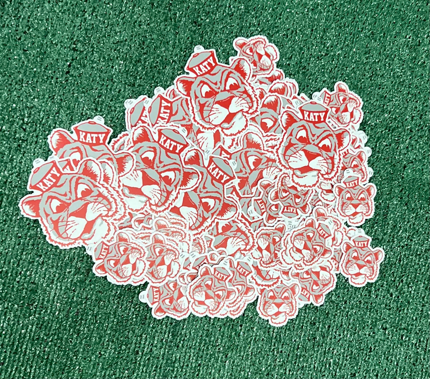 Old School Tiger Sticker - Large