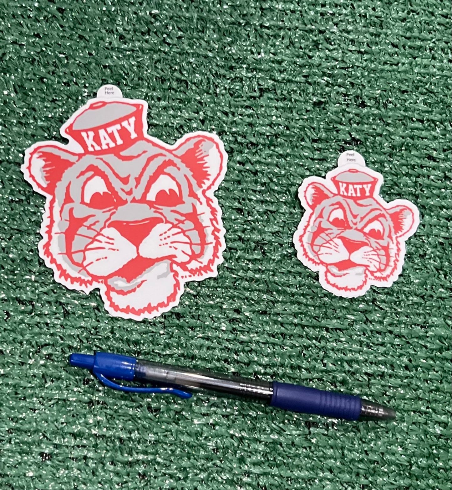 Old School Tiger Sticker - Large