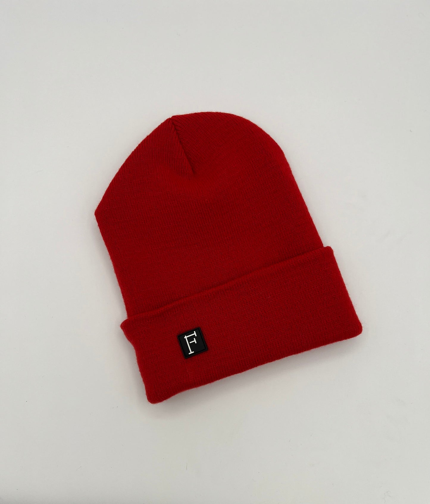 Katy Red Script Beanie