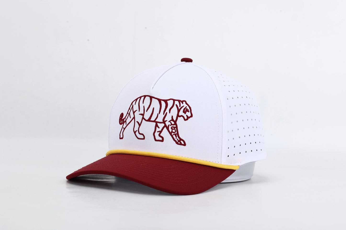 Simple Tiger - Maroon & White