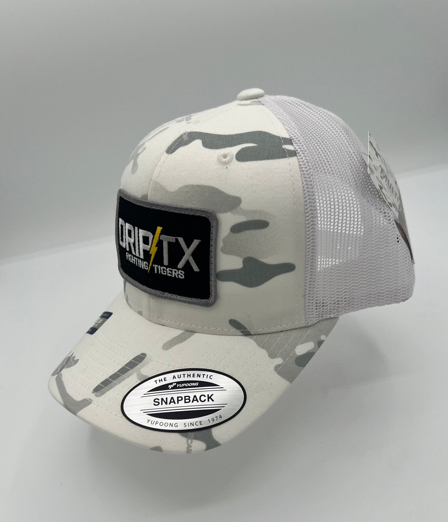 Drip/TX Fighting Tigers - Alpine White Camo