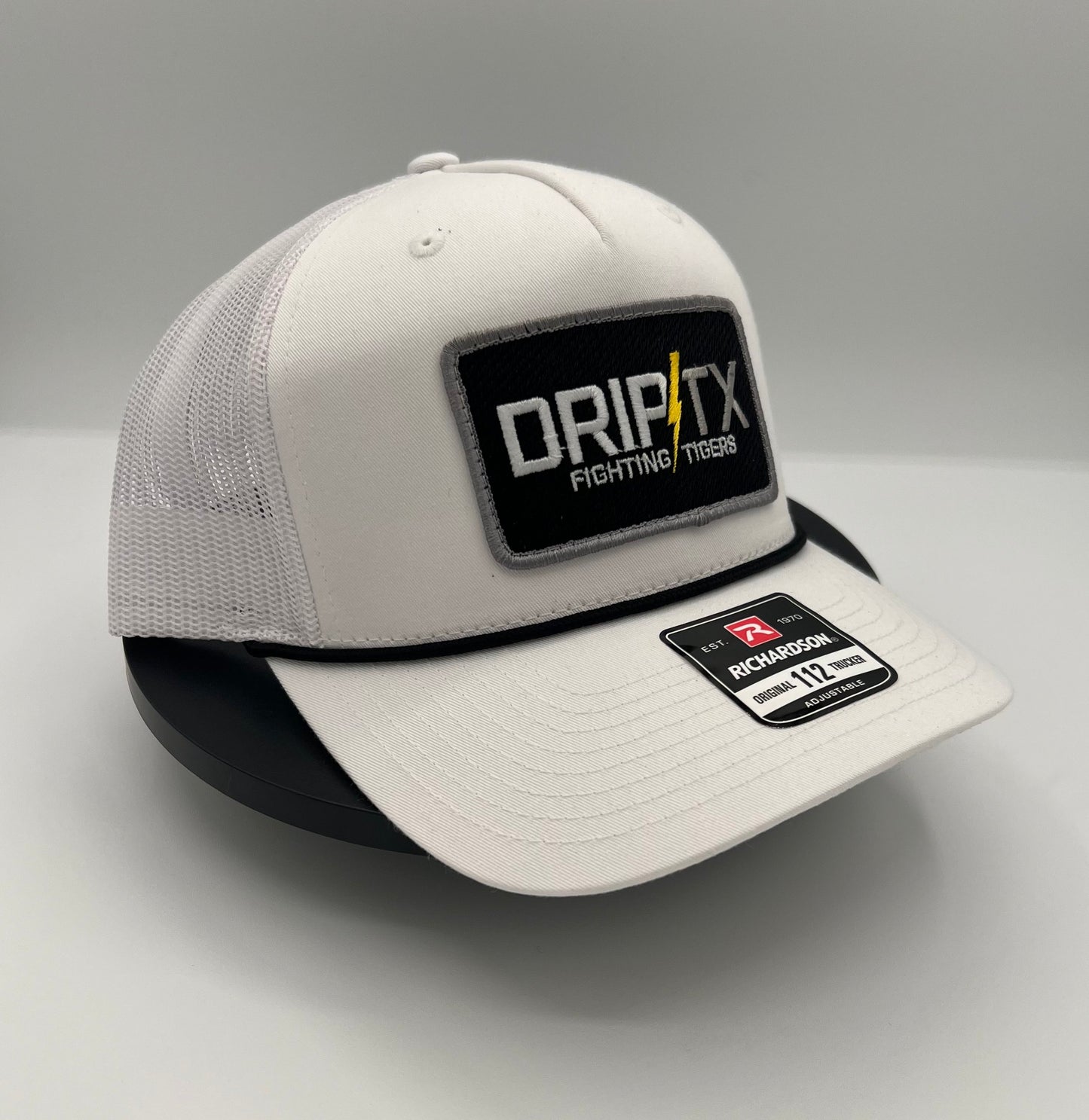 DRIP/TX Fighting Tigers - White/Black Rope