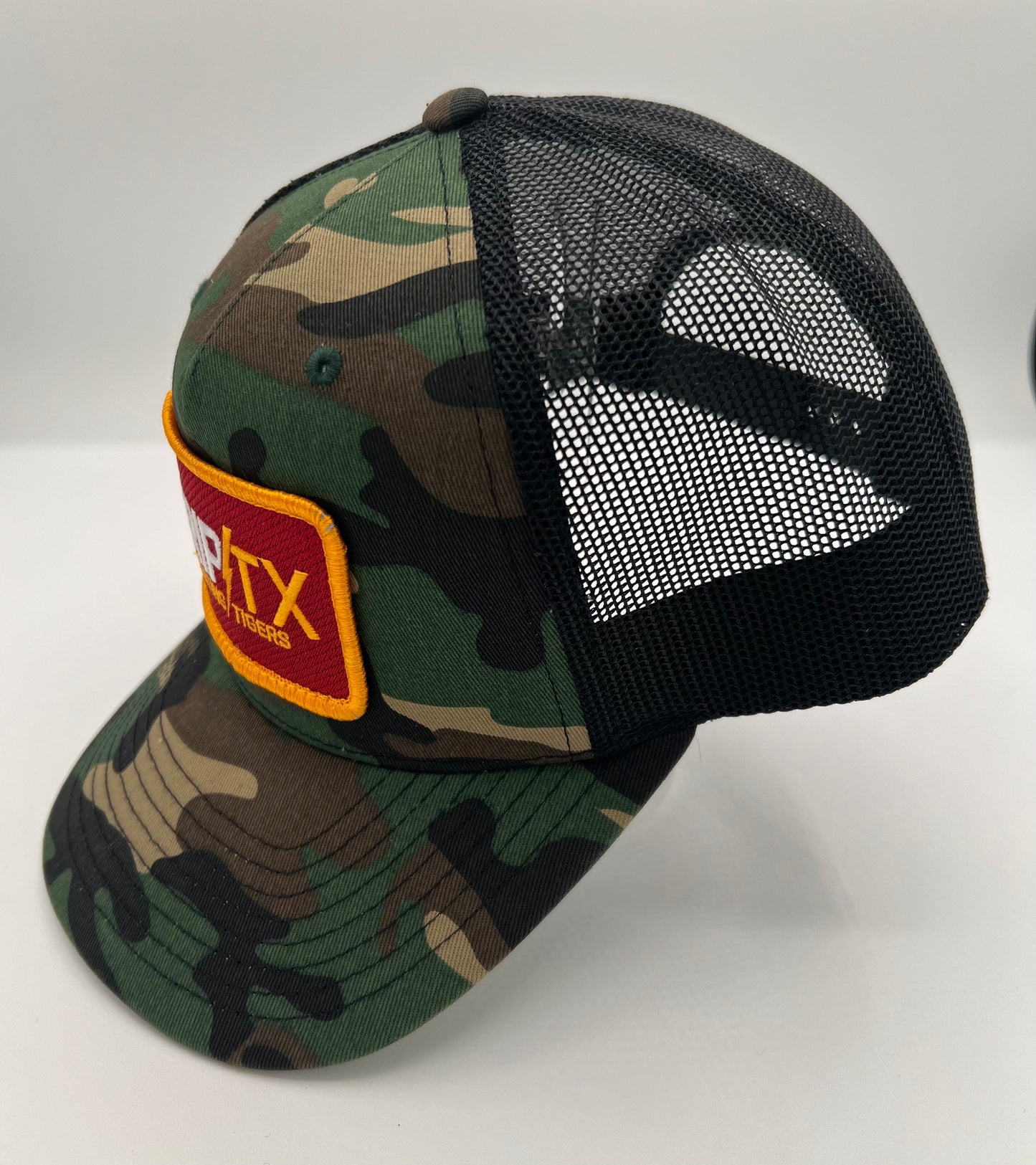 Drip/TX Fighting Tigers - Old School Camo (Bright Maroon)