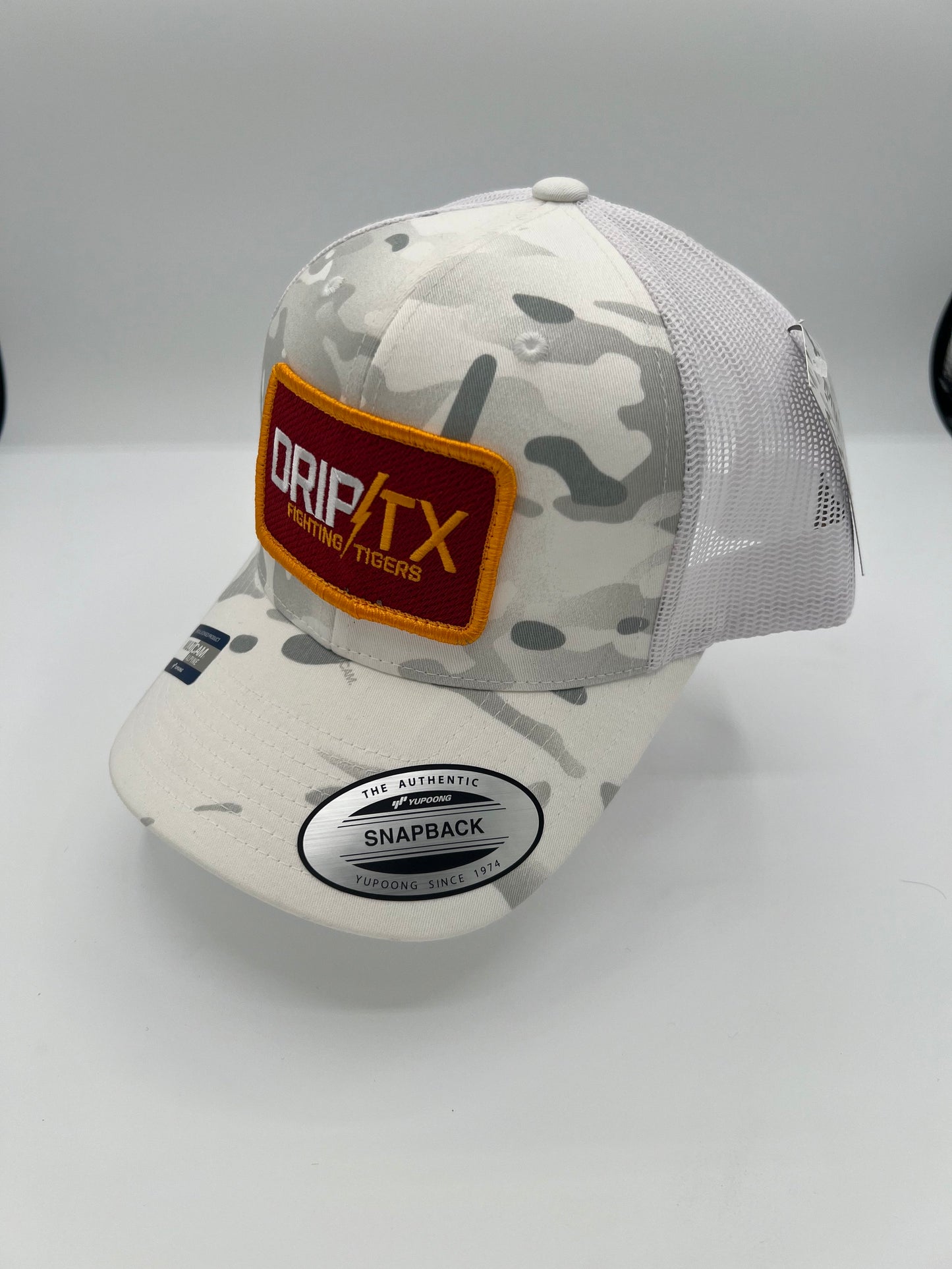 DRIP/TX Fighting Tigers - Alpine White (Bright Maroon)
