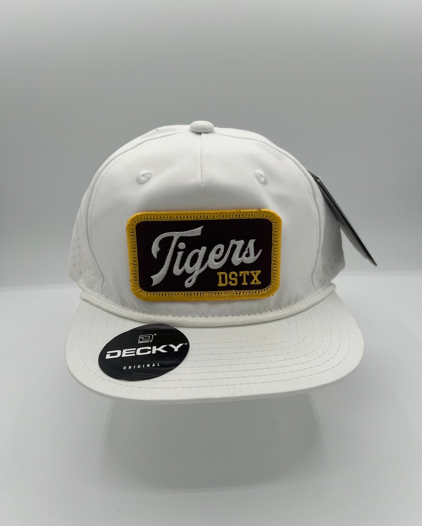 Script Tigers - Solid White/Rope