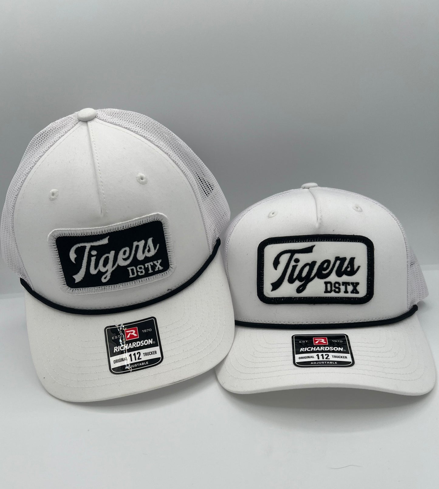 Script Tigers - White/Black Rope