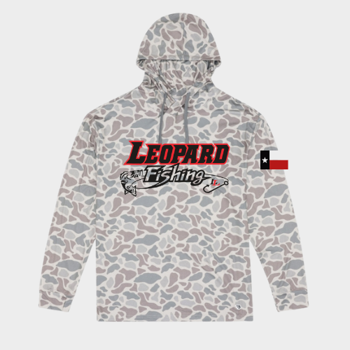 Burlebo Hoodie - Leopard Fishing - Classic Camo