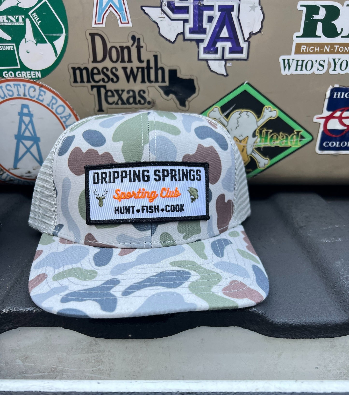 Sporting Club - Grey/Blue/Green Camo