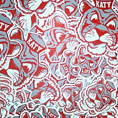Old School Tiger Sticker - Small