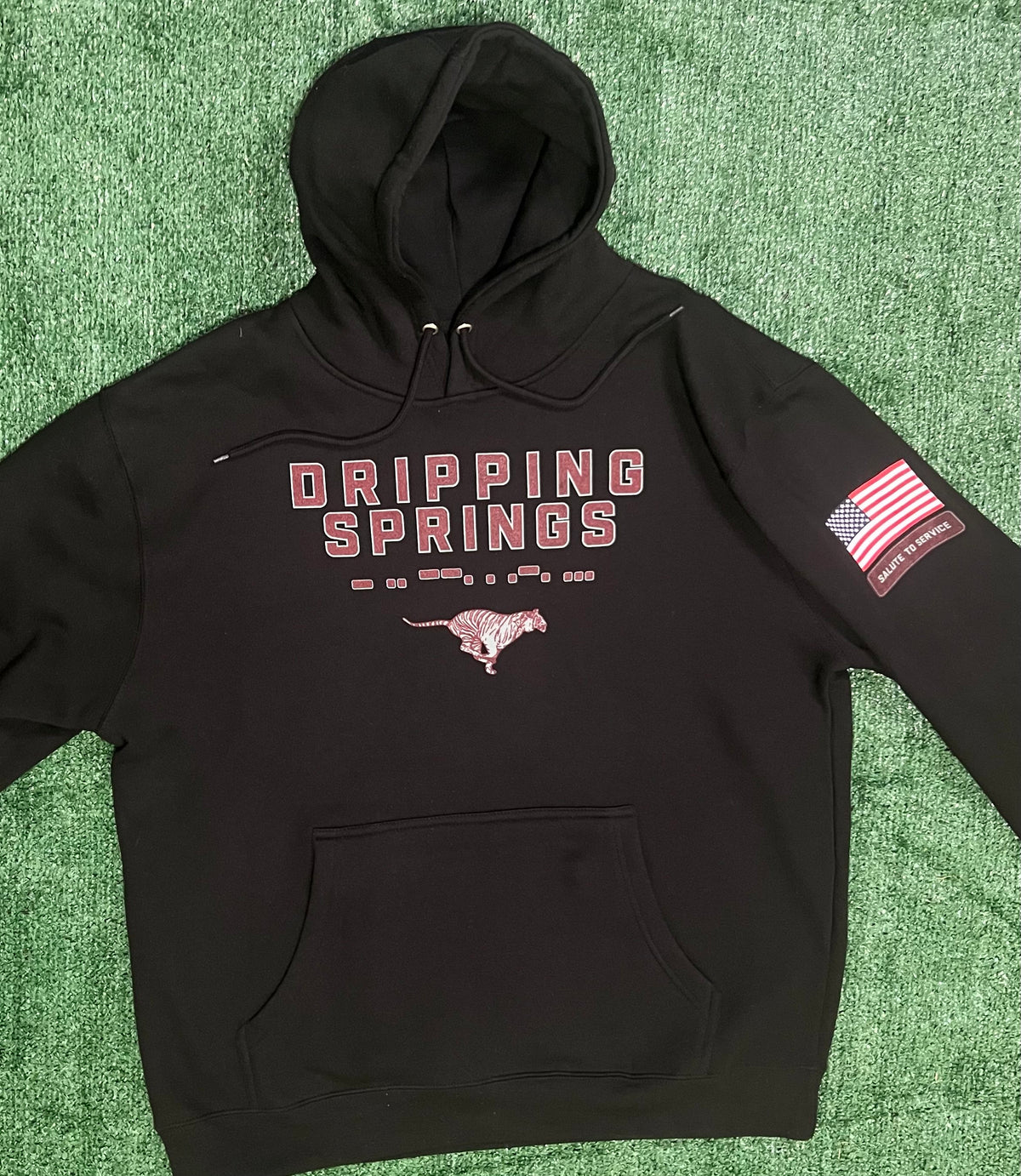 Dripping Springs Salute to Service - Black Fleece — Dripping Springs Tigers by Field & Iron