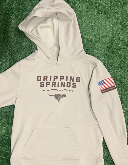 Dripping Springs Salute to Service - Silver Performance YOUTH — Dripping Springs Tigers by Field & Iron