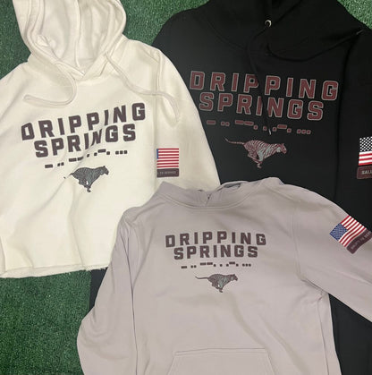 Dripping Springs Salute to Service - Silver Performance YOUTH — Dripping Springs Tigers by Field & Iron
