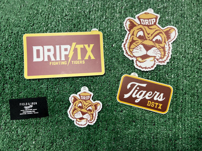 Old School Tiger Sticker - Large — Dripping Springs Tigers by Field & Iron