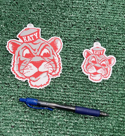 Old School Tiger Sticker - Small