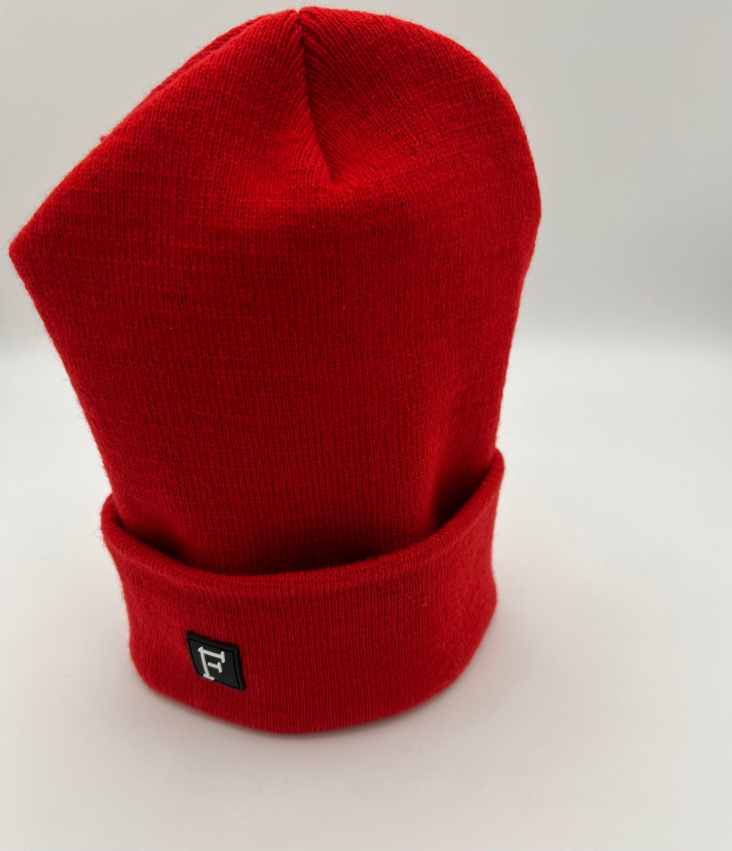 Katy Red Script Beanie