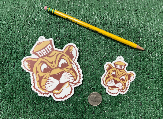 Old School Tiger Sticker - Small