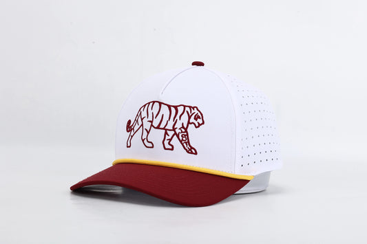 Simple Tiger - Maroon & White