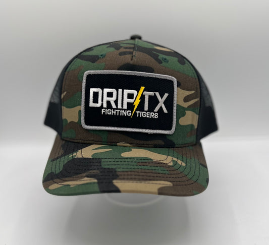 Drip/TX Fighting Tigers - Old School Camo (Black)