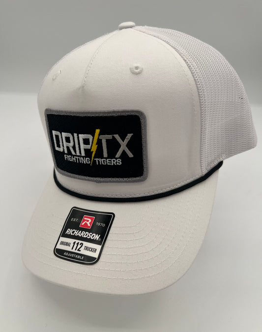 DRIP/TX Fighting Tigers - White/Black Rope