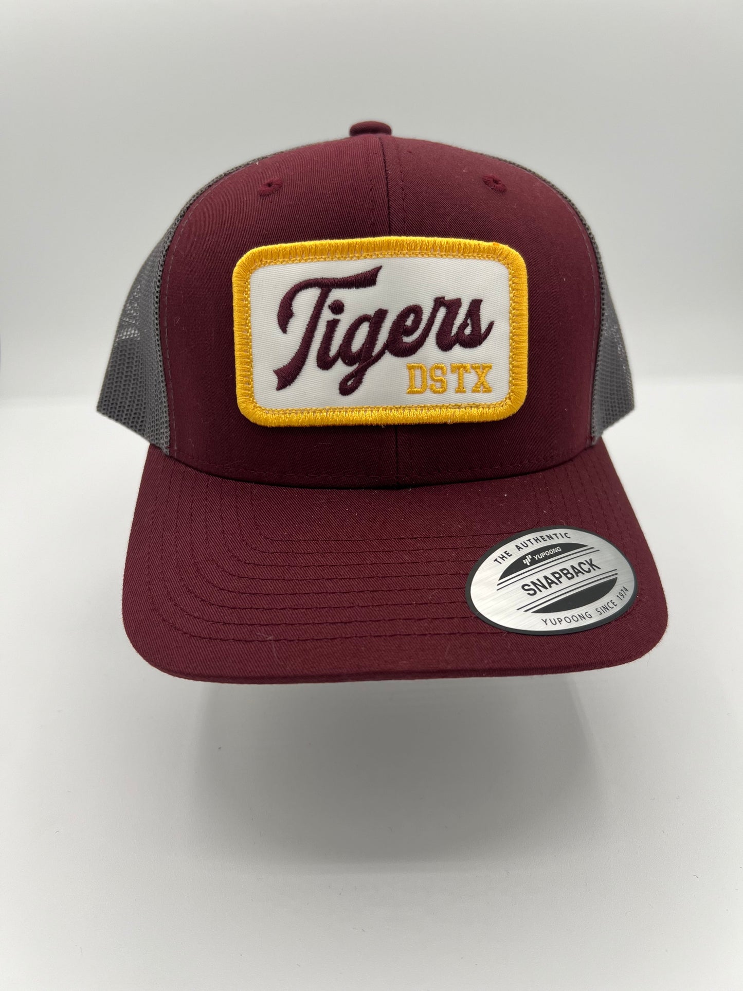 Tigers Script - Classic Maroon/Gold