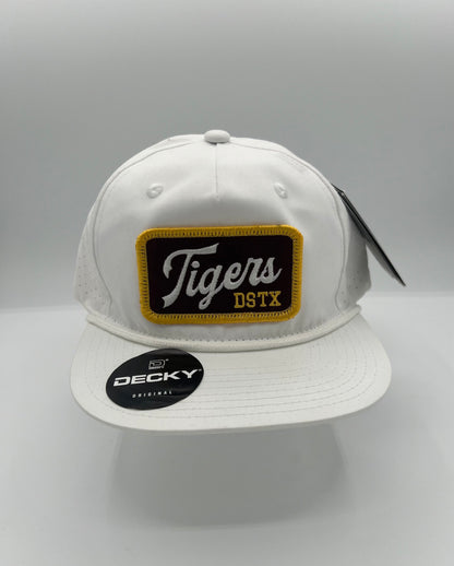 Script Tigers - Solid White/Rope