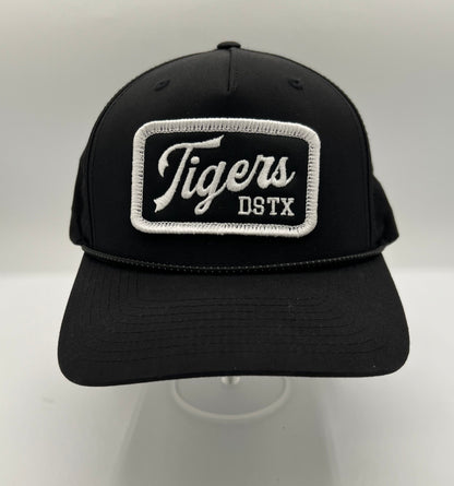 Tigers Script - Black Rope/Perforated Back