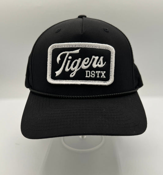 Tigers Script - Black Rope/Perforated Back