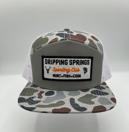 Sporting Club - Seven Panel Grey Camo