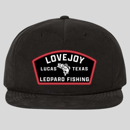 Lovejoy Fishing - Richardson 256 All Black/White Patch
