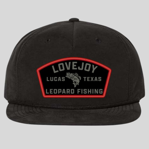 Lovejoy Fishing - Richardson 256 All Black/Green Patch