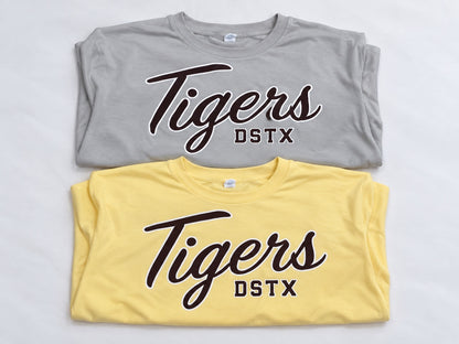 Tigers Lite Performance Hoodie — folded gray and yellow colors